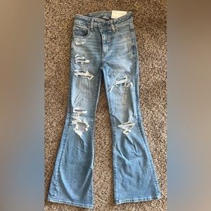 NWT size 0 American Eagle flare jeans